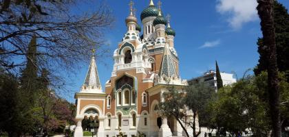 La cathédrale orthodoxe russe Saint-Nicolas de Nice